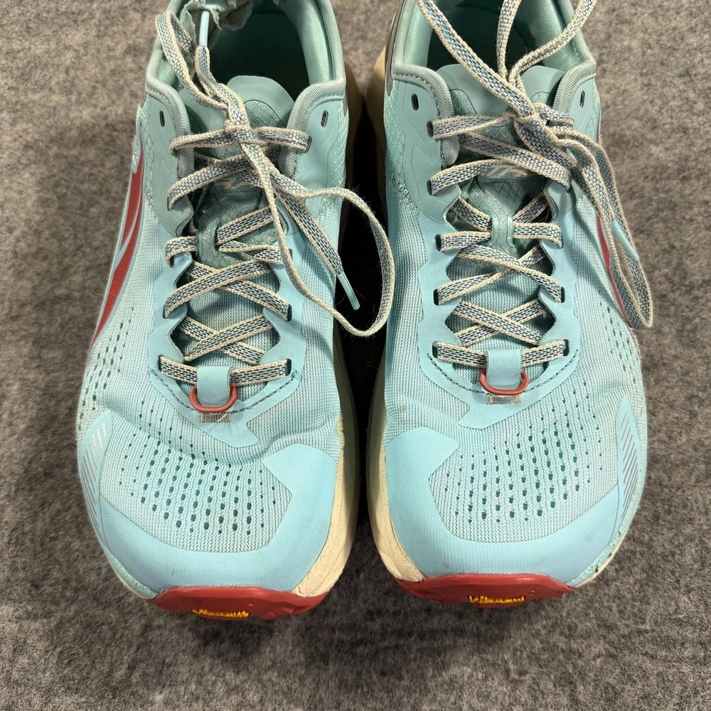 Altra Olympus 5 Shoes Womens Size 9.5 Blue Mesh Trail Running Zero‎ Drop Vibram